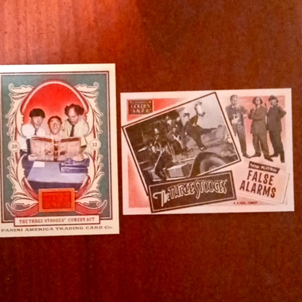 Three Stooges Golden Age cards
